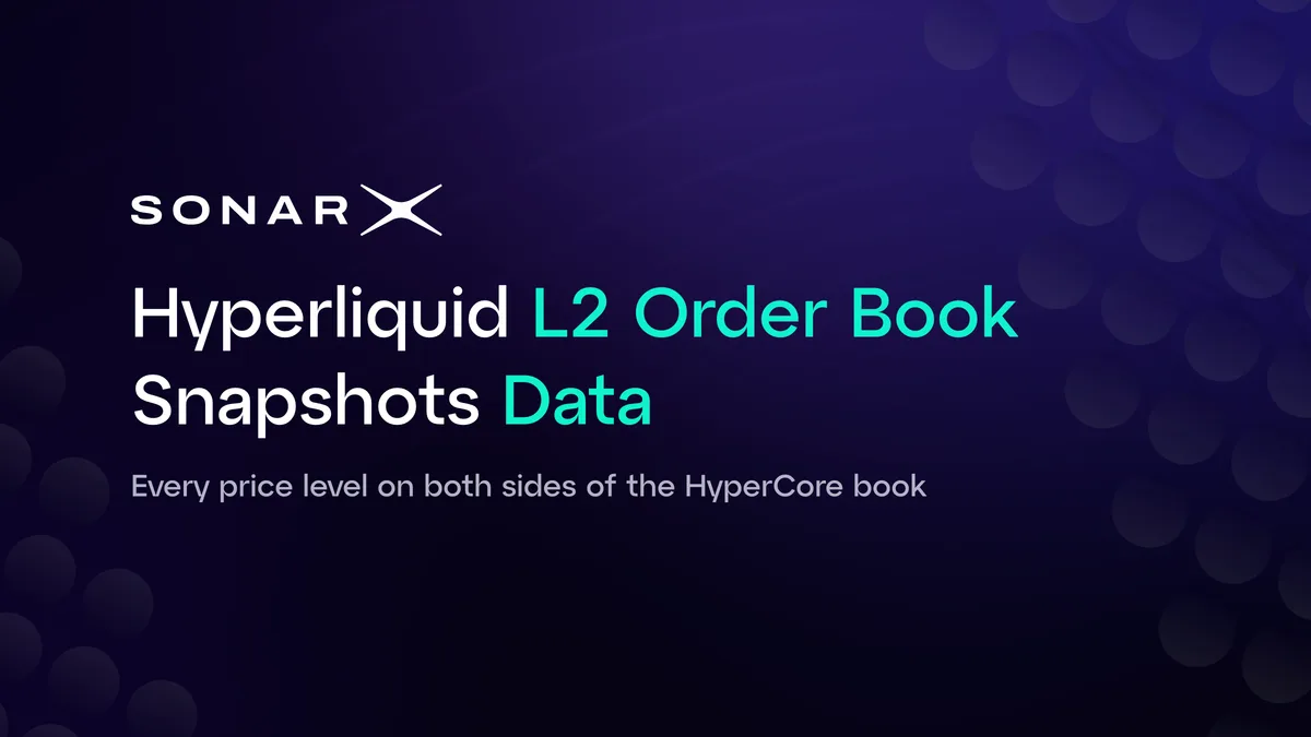 Hyperliquid L2 Order Book Snapshots Data